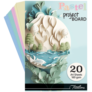 160gsm Pastel 20 Sheet