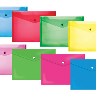 A5 PVC Carry Folder with Stud 180 micron