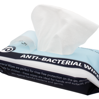 Fragrance Free / Alcohol Free Antibacterial Wipes - 40 Wipes