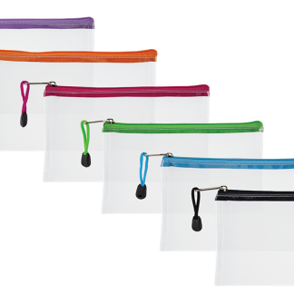 Translucent 22cm Pencil Bag With Zip